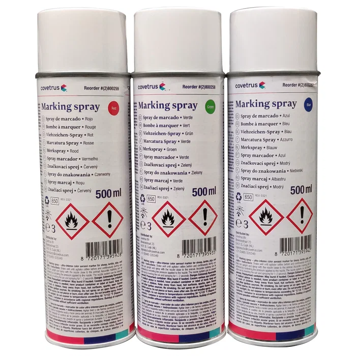Covetrus Spray de Marquage Rouge 500 ml Covetrus Spray de Marquage Rouge 500 ml